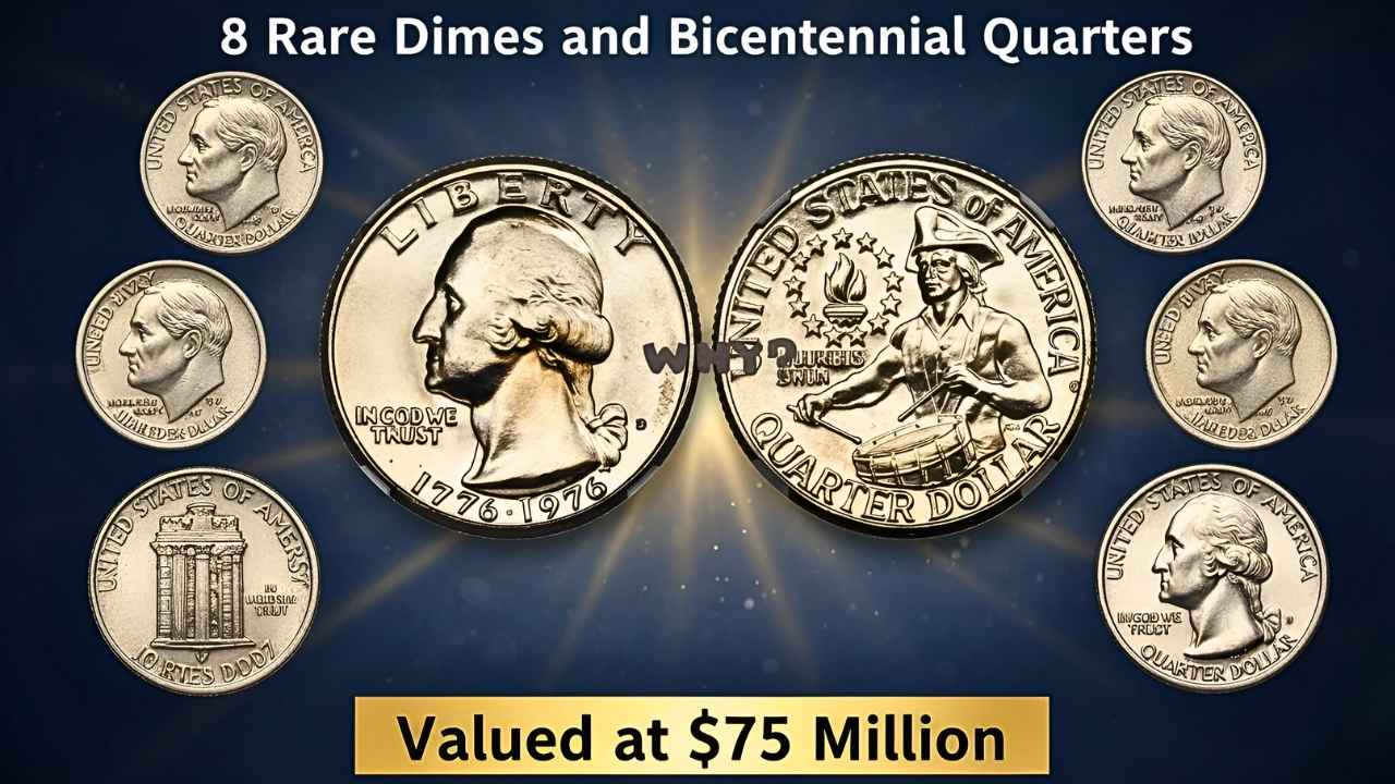 8 Rare Dimes and Bicentennial Quarters Valued at $75 Million – Do You Own One?