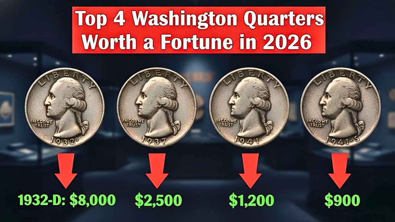 Top 4 Washington Quarters Worth a Fortune in 2026: Is Your Spare Change Hiding a Valuable Treasure?